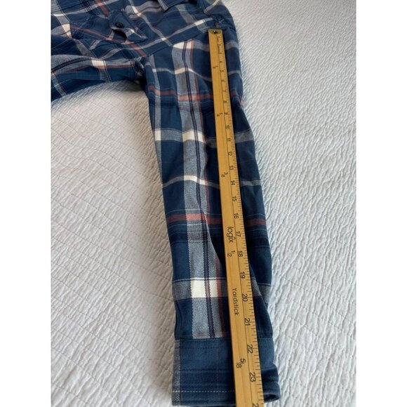 Quicksilver Waterman Collection Flannel Long Sleeve Shirt Tailored Fit SZ XL - Picture 6 of 12